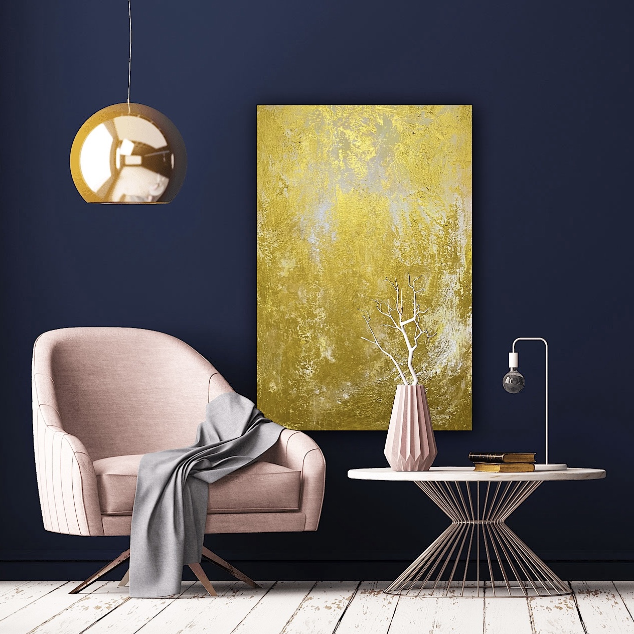 "Golden II" 120 x 80 cm (2024)