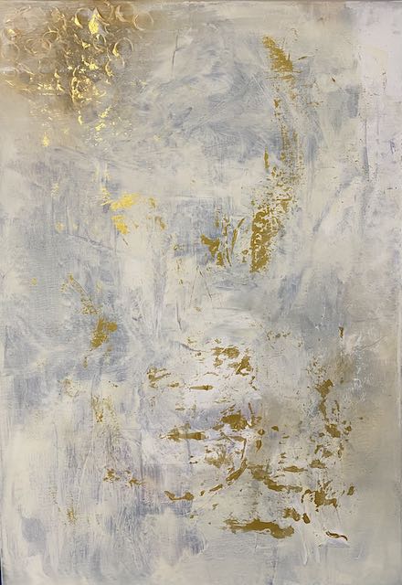 "Gold-Empfang" 70 x 100 cm 