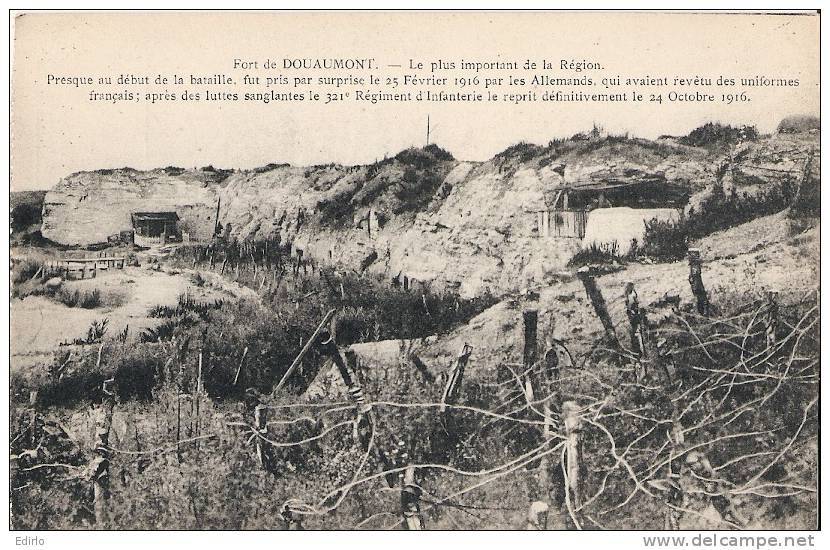 Albert MARCOU MPLF le 24 mai 1916 à Douaumont