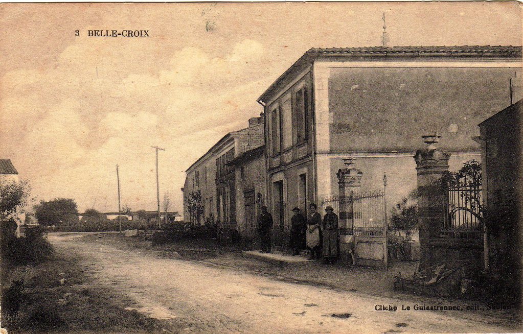 Le « village » La Belle Croix, vers 1917