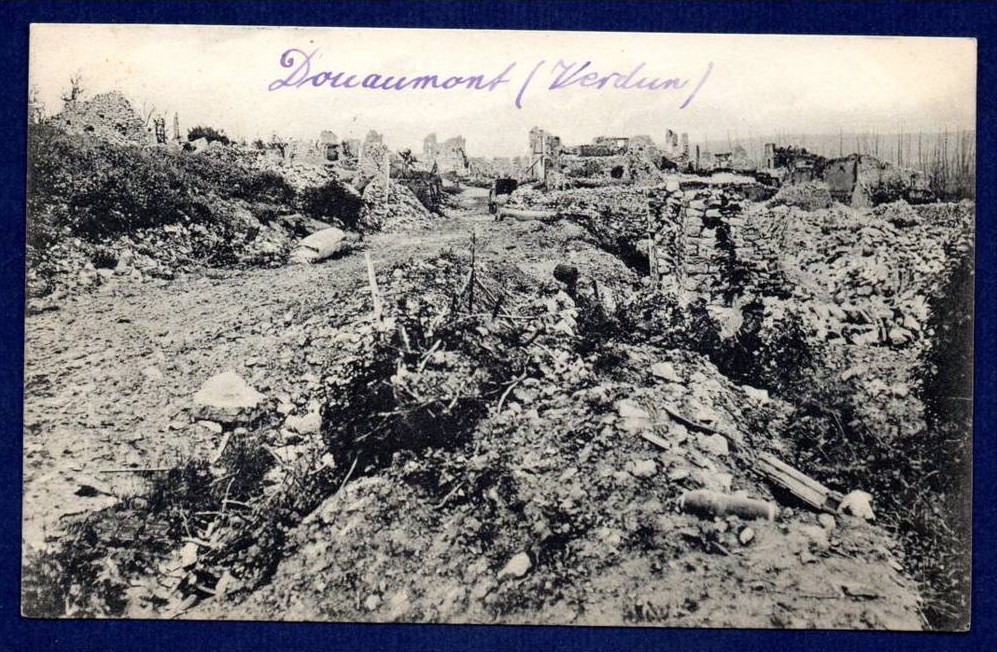 Albert MARCOU MPLF le 24 mai 1916 à Douaumont
