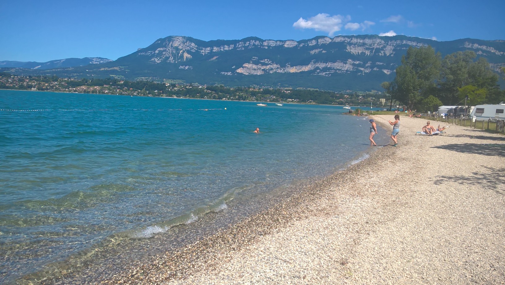 accueil camping de l ile aux cygnes lac du bourget