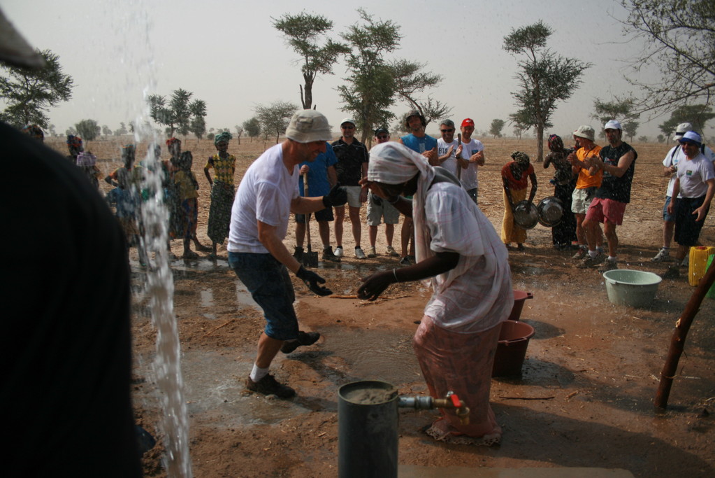 L'eau arrive !