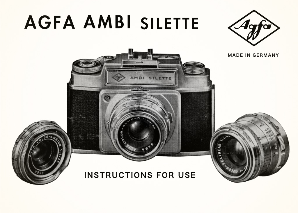 AMBI SILETTE - マニュアルカメラ・レンズの操作はなかなか興味深い