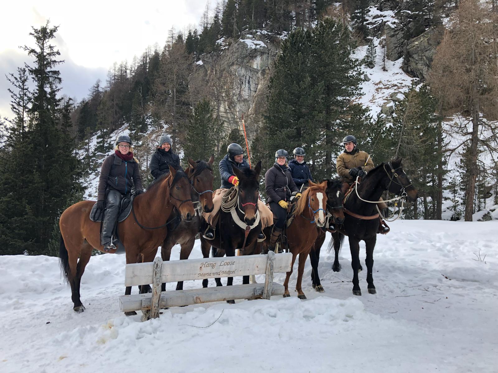 Ausritt im Winterwunderland