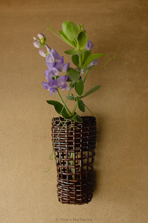1-10-1. 籐組掛花籠 鉈の鞘 ~オンライン小品展 第一部~ - Toru