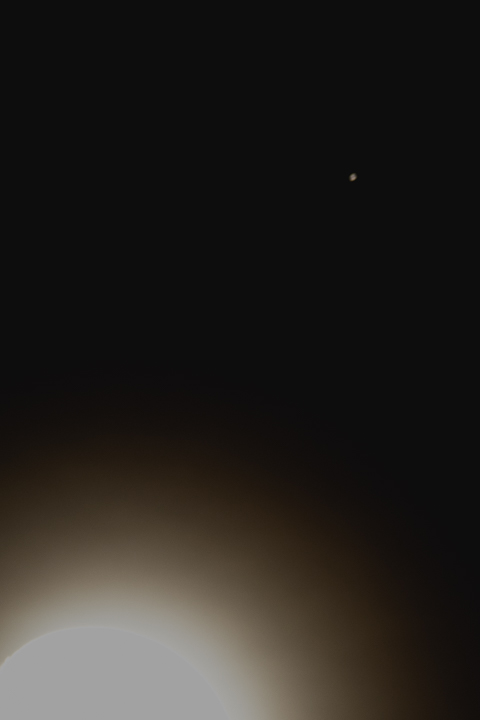 2019年8月の月と土星
