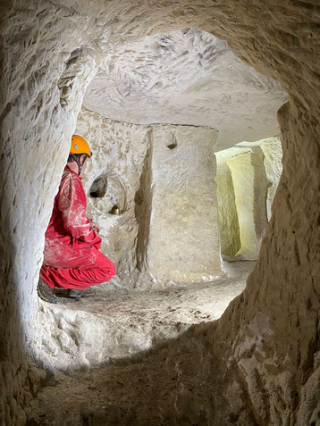 Souterrain défensif de Touraine (Copyright L. Stevens)
