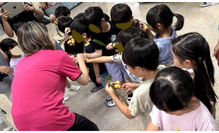 稲葉保育園の園児様たちが訪問されました（6/30）