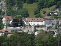 Haldenstein, nördlich von Chur gelegen
