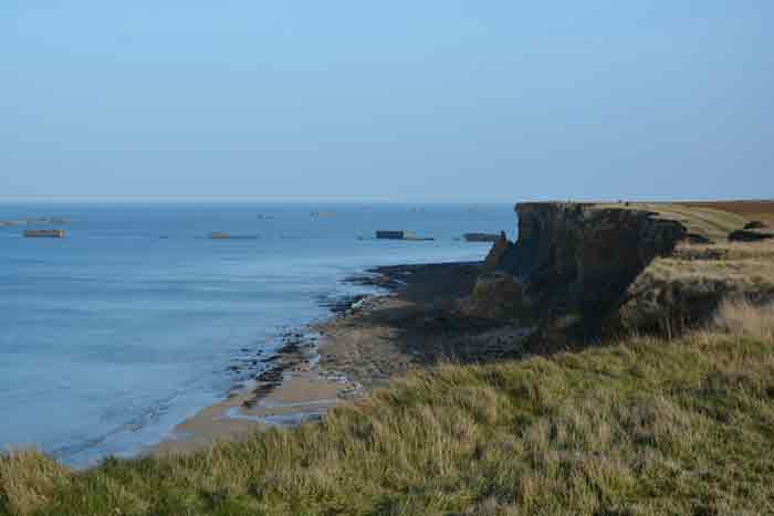 Randonnée entre Arromanches et Longues sur Mer