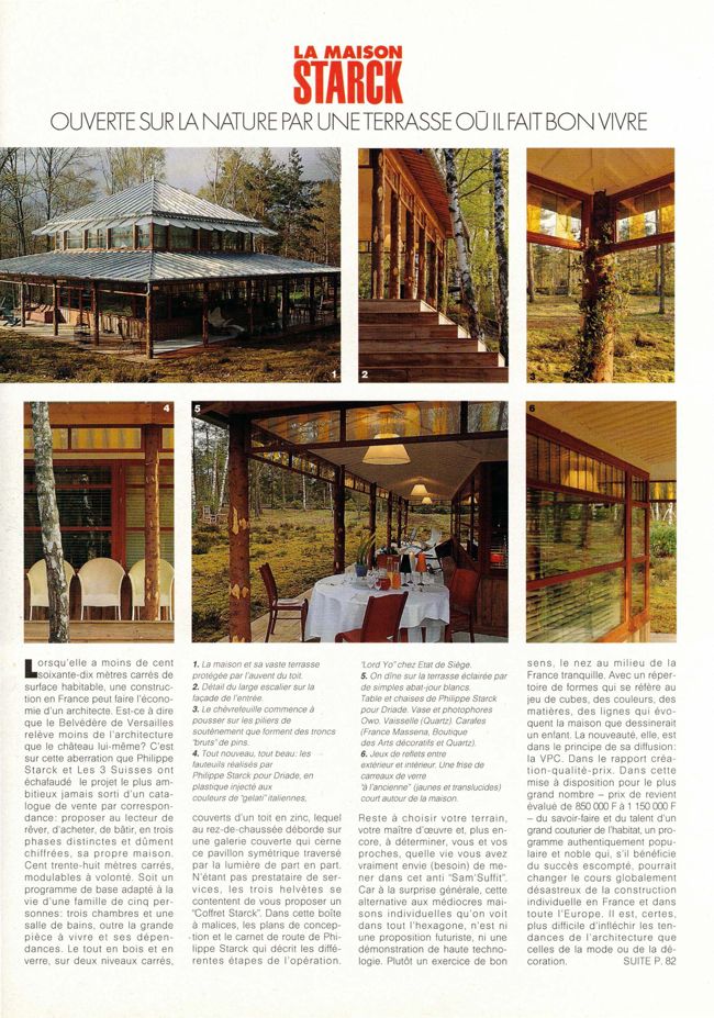 MAISON SATRCK 3 SUISSES