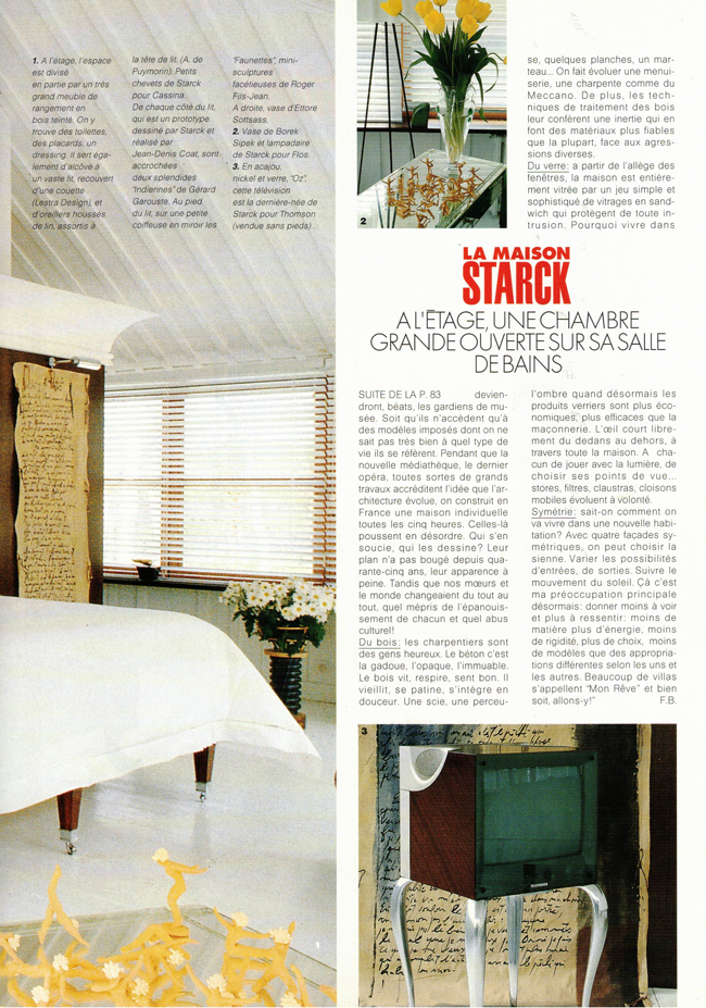 MAISON SATRCK 3 SUISSES