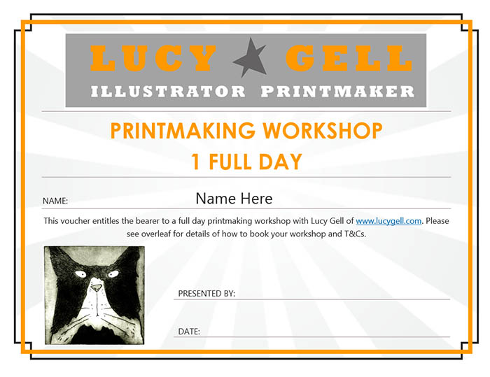 Voucher for Printmaking Workshop