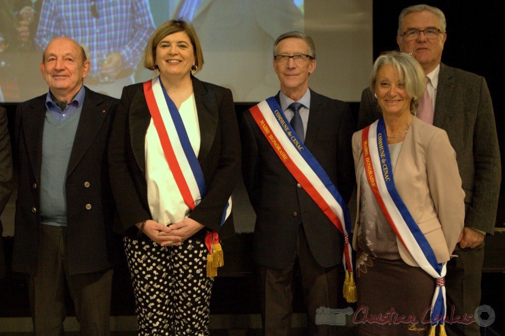 Pierre Heugas, Catherine Veyssy, Gérard Pointet, Simone Ferrer, Jean-Marie Darmian; vendredi 3 avril 2015