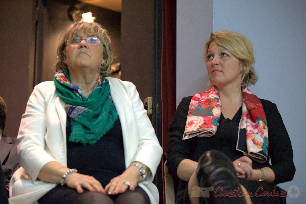 Martine Jardiné. Meeting "Majorité départementale" aux élections départementales de la Gironde, Blasimon, 9 mars 2015