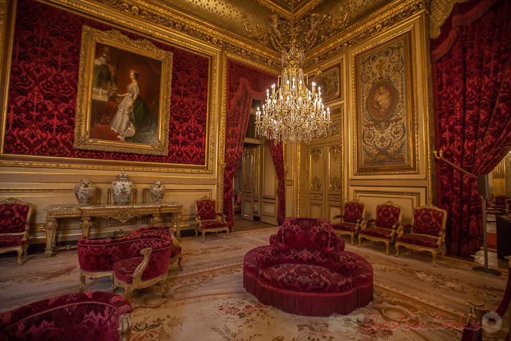 Salon-théâtre, Appartements de Napoléon III, Musée du Louvre