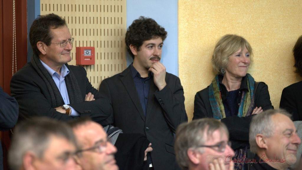 Jean-Luc Lamaison, Maire de Nérigean, Président de la communauté des communes du Brannais. Meeting "Majorité départementale" aux élections départementales de la Gironde, Blasimon, 9 mars 2015