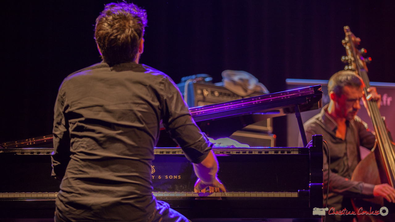 "Etude de mouvements 2". Rémi Panossian, Rémi Panossian RP3 Trio, Festival JAZZ360, Cénac, 9 juin 2017