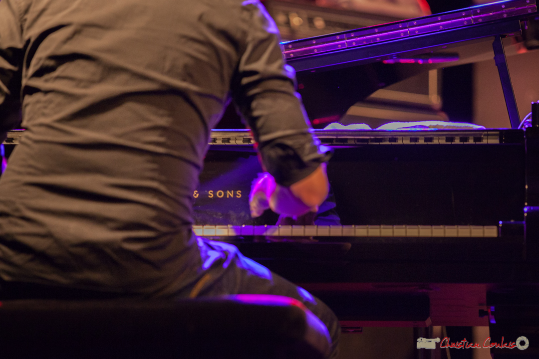 "Etude de mouvements 2". Rémi Panossian, Rémi Panossian RP3 Trio, Festival JAZZ360, Cénac, 9 juin 2017