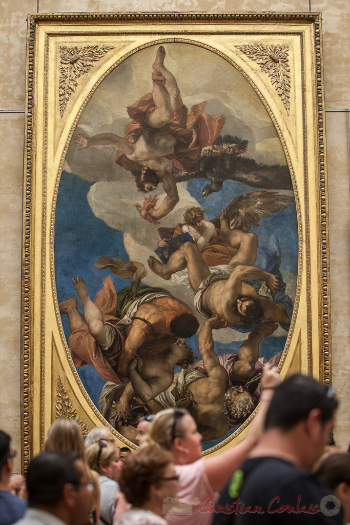 Jupiter punissant les vices, Paolo Caliari, dit Véronèse, Salle de la Joconde, Musée du Louvre