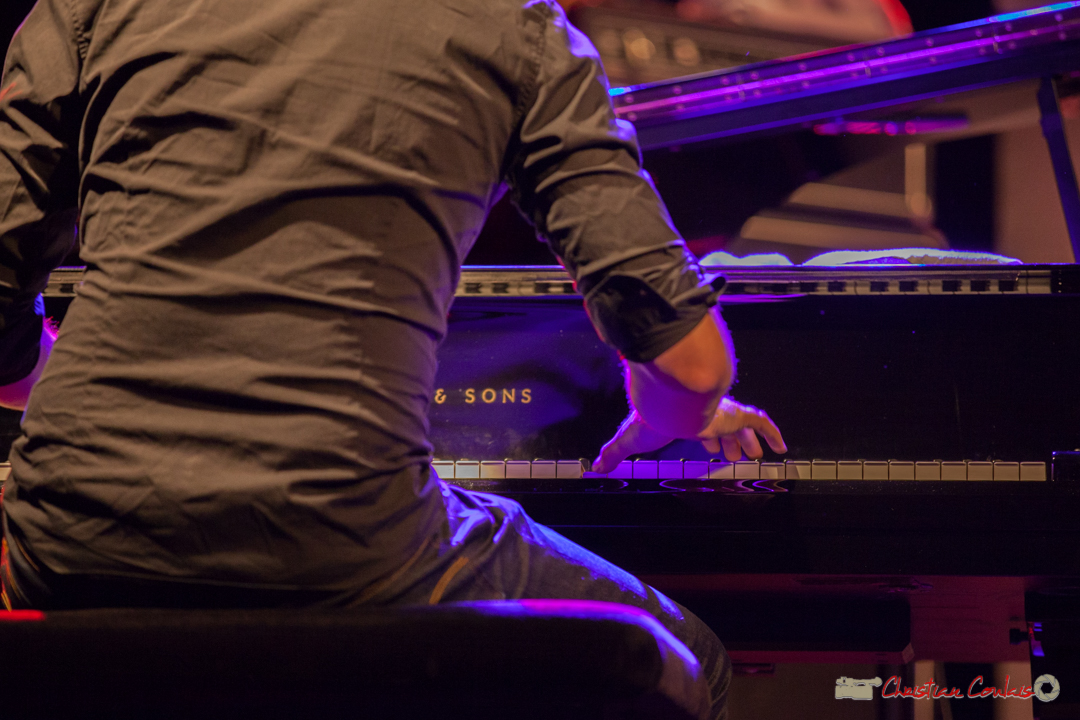 "Etude de mouvements 2". Rémi Panossian, Rémi Panossian RP3 Trio, Festival JAZZ360, Cénac, 9 juin 2017