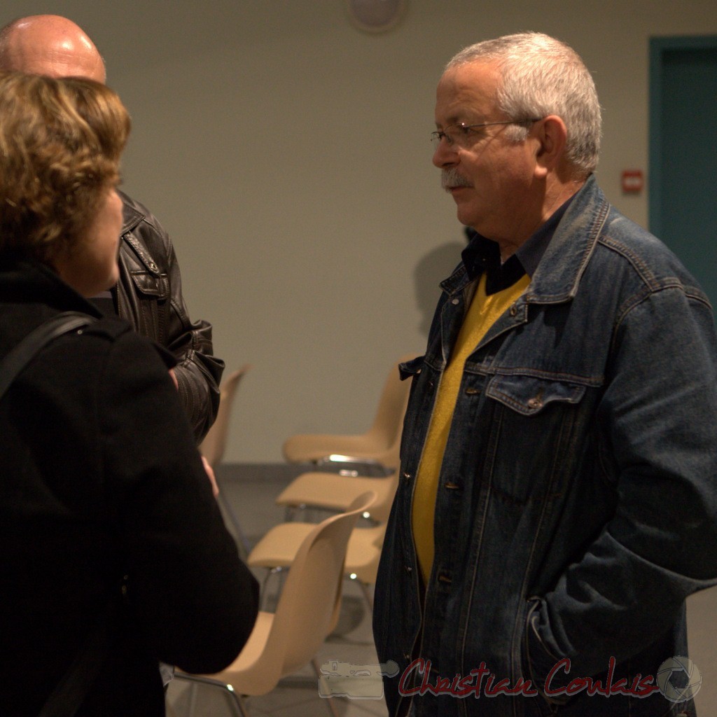 Michel Bataille, ancien élu. Vin d'honneur pour l'honorariat de Simone Ferrer et Gérard Pointet, anciens Maires de Cénac, vendredi 3 avril 2015