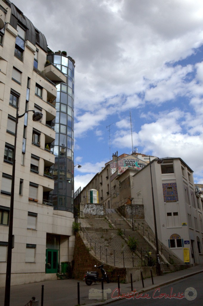 Rue de Crimée / Villa Albert Robida, Paris 19ème