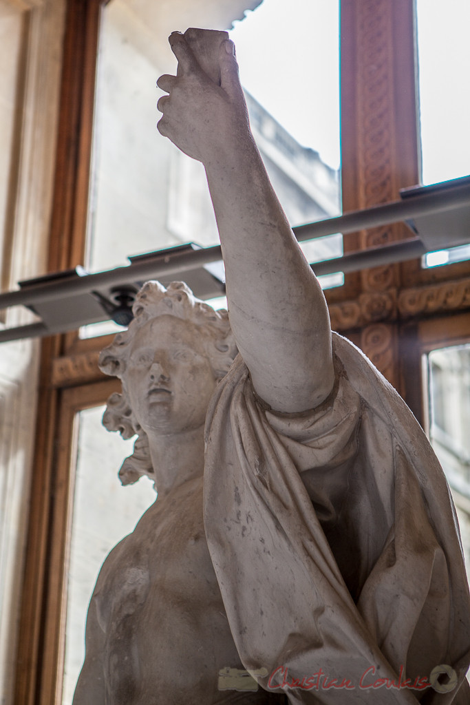 Apollon vainqueur du serpent Python, Italie, Galerie Michel-Ange, Musée du Louvre