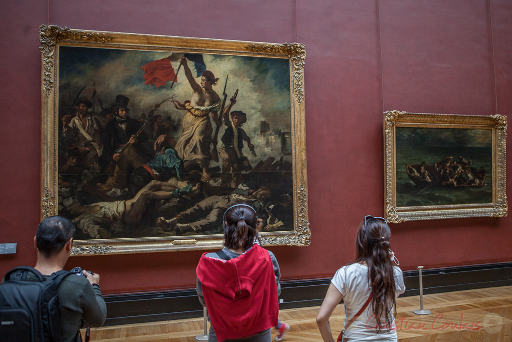 28 Juillet 1830. La Liberté guidant le peuple, Eugène Delacroix, Salle Mollien, Musée du Louvre