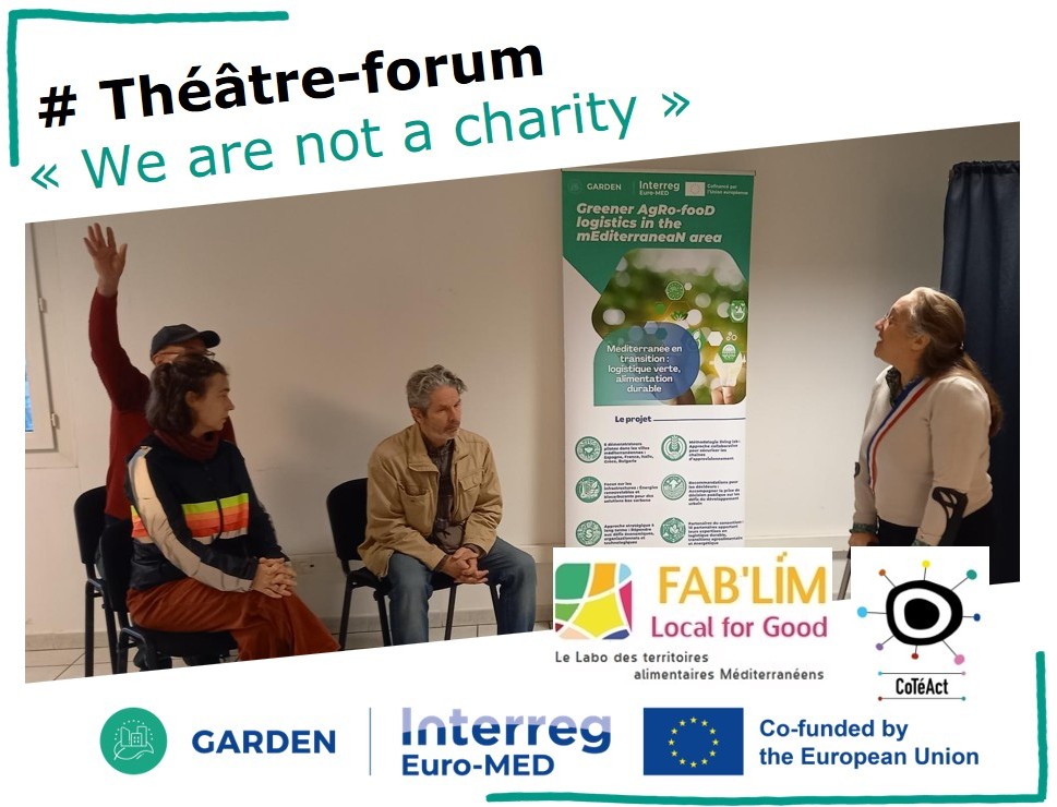Solidarité alimentaire et décarbonation : une séance théâtre-forum en anglais au service d'un projet de recherche européen