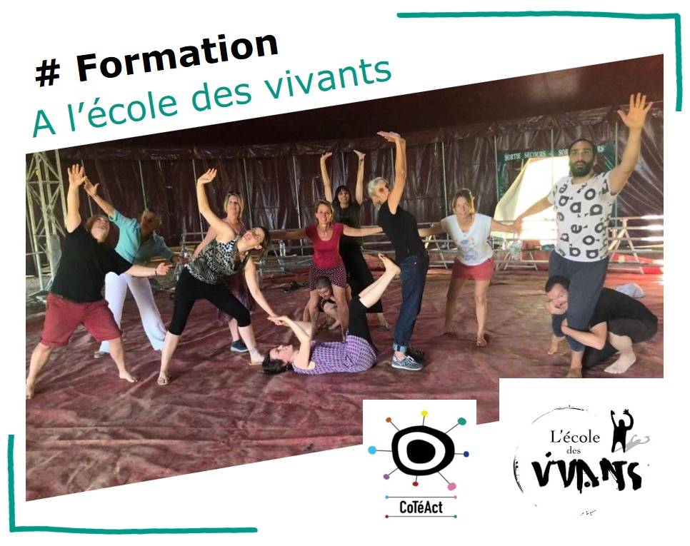 CoTéAct invité à l'Ecole des vivants - Formation d'initiation au théâtre-forum de 5 jours en résidence