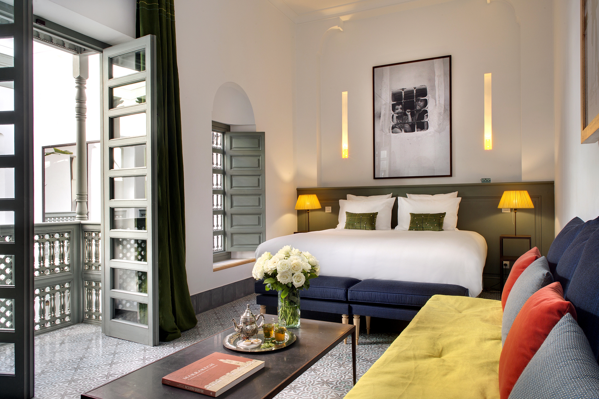 Riad de lujo exclusivo en alquiler en Marrakech para 14 personas
