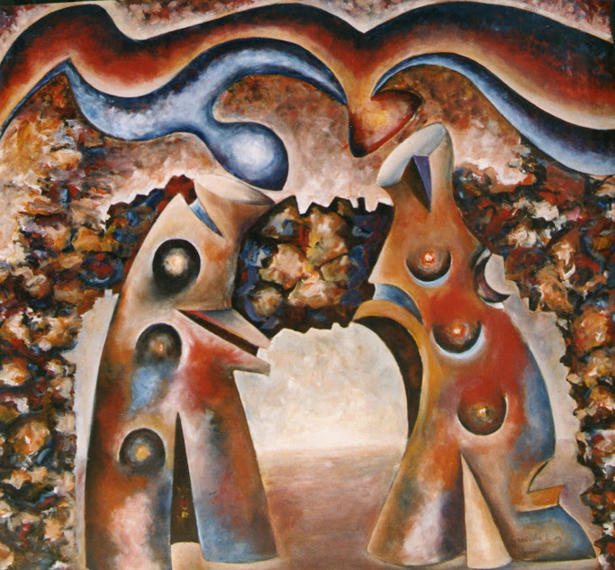 "Diálogo" Acrilico - 100 x 80 cm.