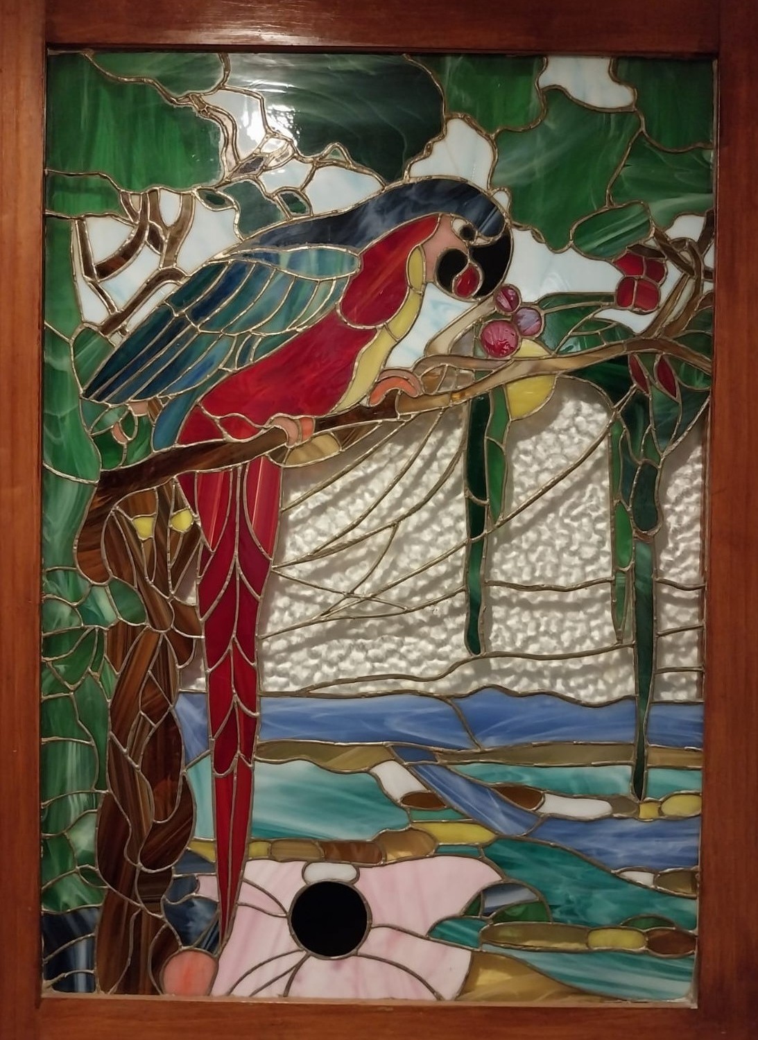 Papagayo - Vitro Tiffani - 70x95 cm.