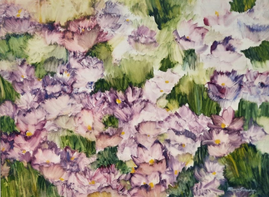 "Buscando la Luz" - Oleo - 96x76 cm.