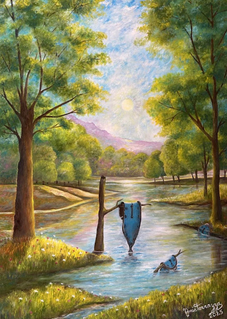 "El Tiempo se Acaba" - Oleo - 50x70 cm.