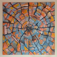 "El Tiempo" Óleo - 10x100 cm.