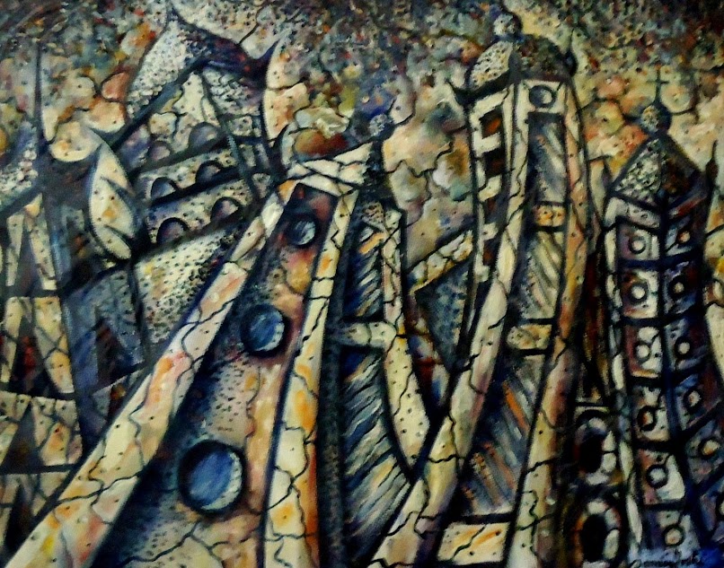 "Las Torres" - Acrilico - 40x60 cm.