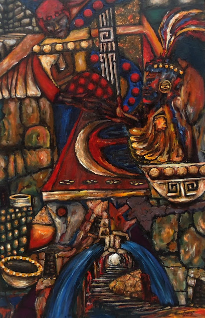 "Sabia Americana" - Acrílico - 100x150 cm.