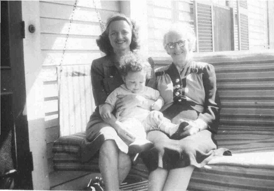 Three generations - with my mother and grandmother