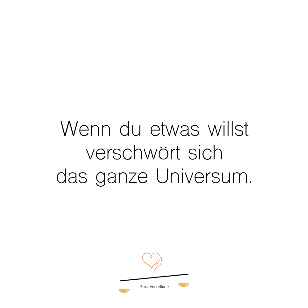 Ganzheitliche Praxis Sara Vercellone - Wünsche ans Universum