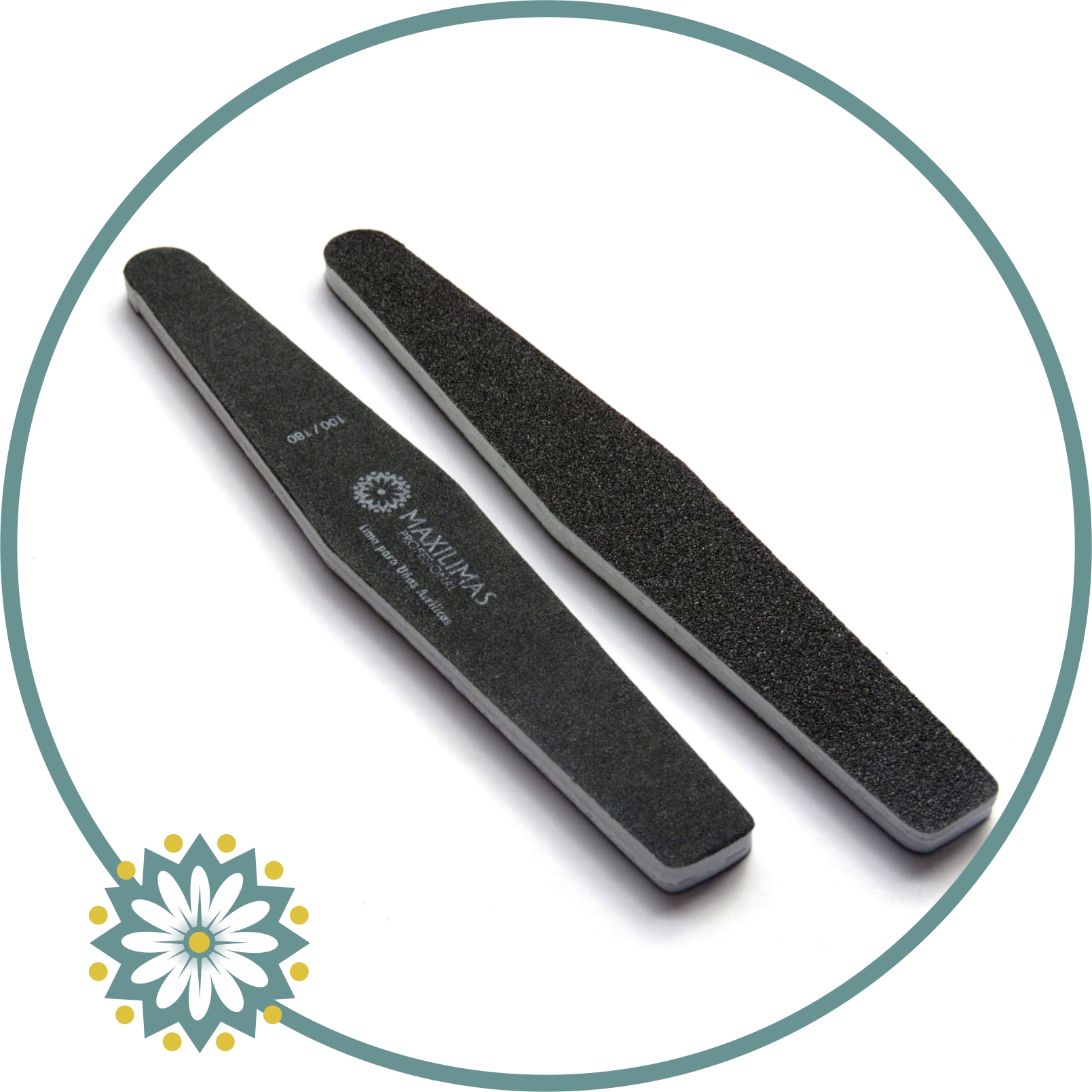 Lima Hexagonal negra 100/180