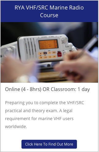 RYA VHF marine radio online course