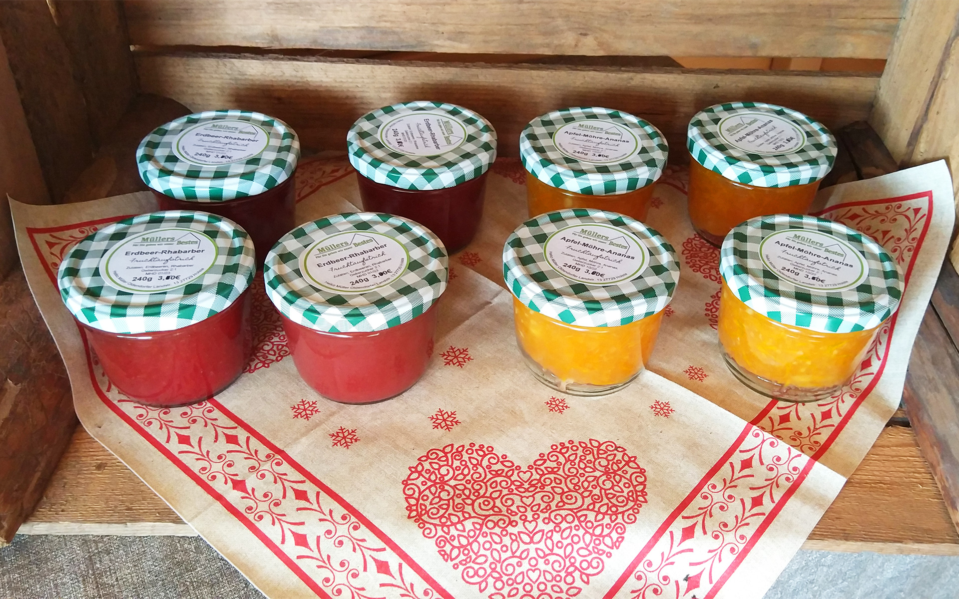 Selbstgemachte Fruchtaufstriche