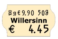 Preisetikett 32x19 passend für Meto oder contact Grundpreis