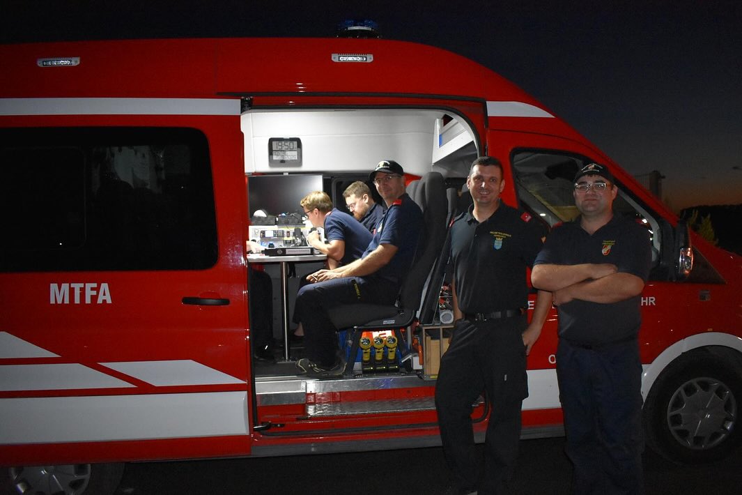 3. Funkübung des Feuerwehrabschnittes Marchegg