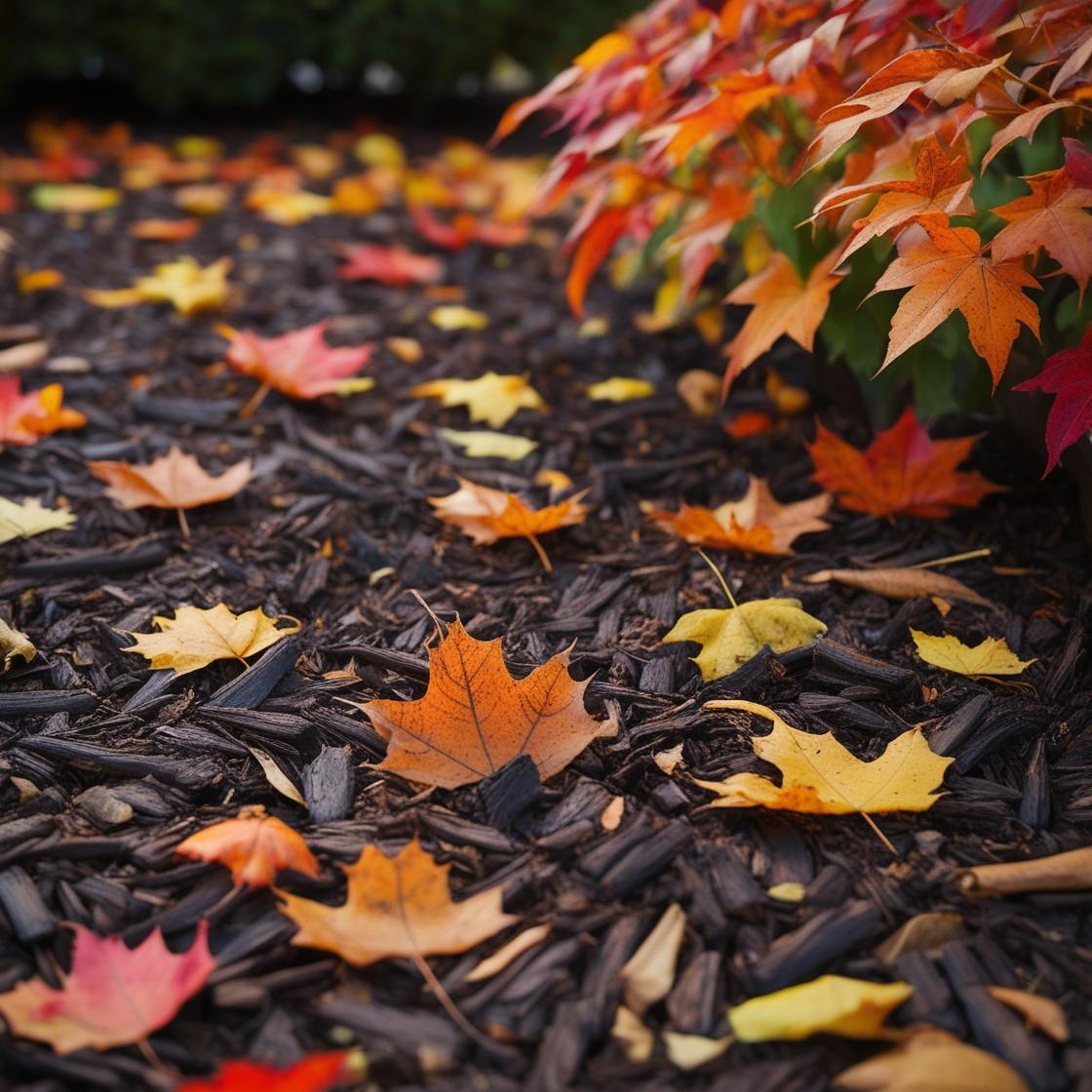 Im Herbst mulchen