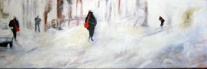 90 x 30 | Acryl auf Leinwand