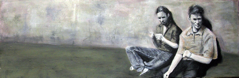 90 x 30 | Acryl auf Leinwand